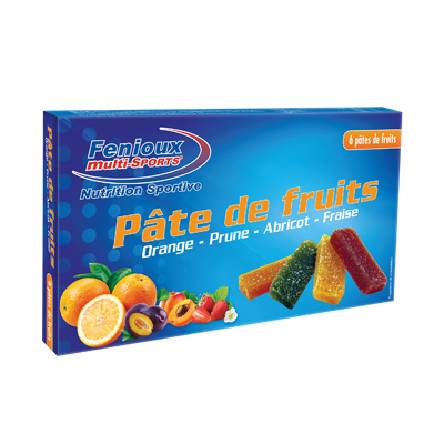 Pâte de fruits- 4 parfums - boite de 6